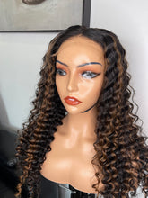 Load image into Gallery viewer, Deep Wave 5x5 HD Lace Closure Glueless Wigs 230% Density 100% Human Hair
