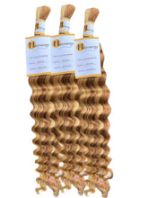 Load image into Gallery viewer, Deep Wave Bulk Hair Extensions for Braiding 100% Human Hair 50g
