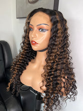 Load image into Gallery viewer, Deep Wave 5x5 HD Lace Closure Glueless Wigs 230% Density 100% Human Hair
