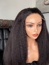 Load image into Gallery viewer, Kinky Straight 5x5 HD Lace Closure Glueless Wigs 230% Density 100% Human Hair
