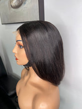 Load image into Gallery viewer, Straight Bob Wig Lace Closure Glueless Wigs 230% Density 100% Human Hair
