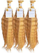 Load image into Gallery viewer, Wet and Wave Braid Hair Bulk 100% Human Hair Extensions Bulk for Braiding 100g
