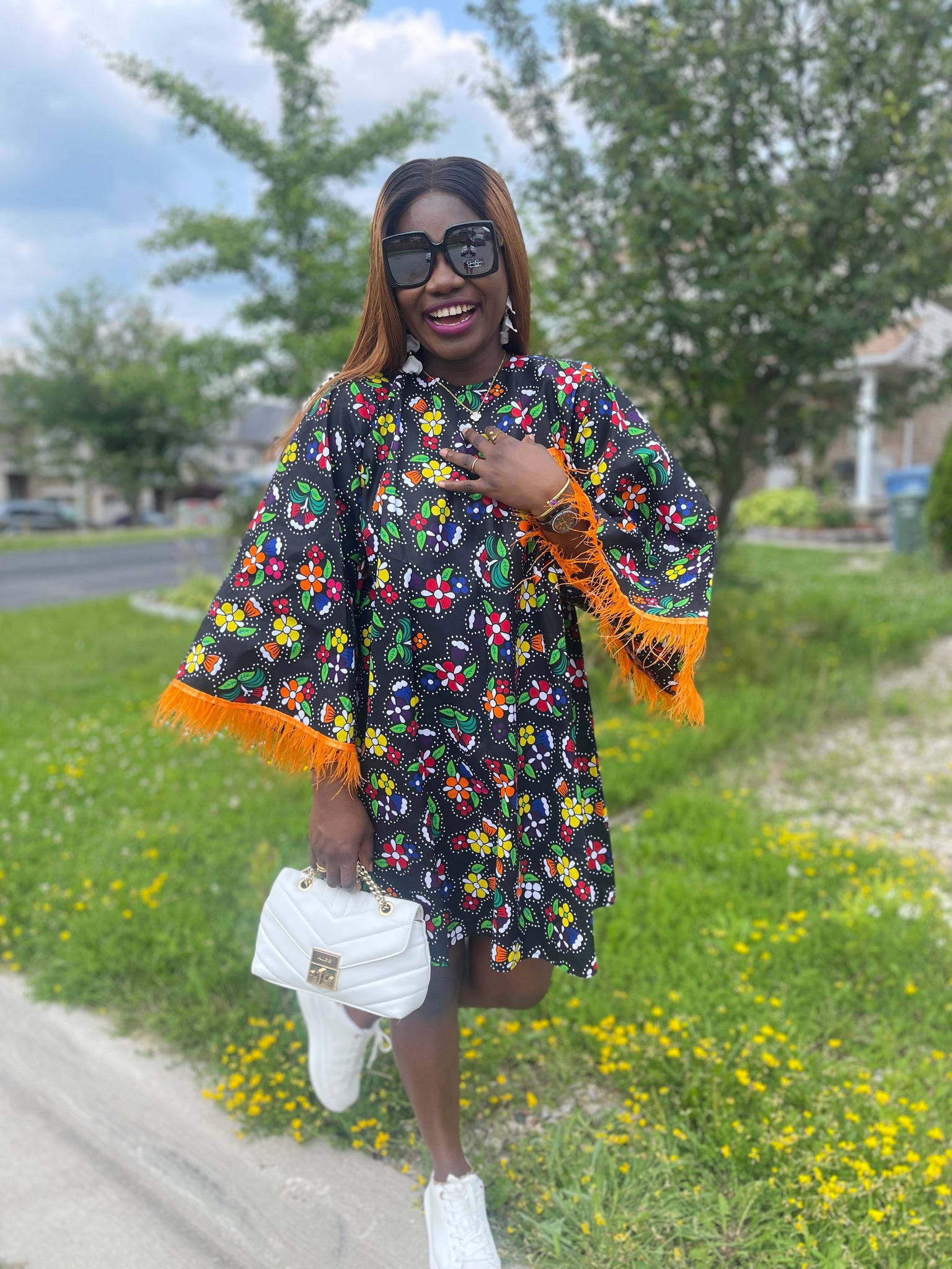 Bell Hand Ankara Styles Bell Hand Lace Styles - Main Image