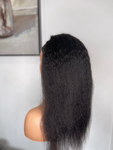 Load image into Gallery viewer, Kinky Straight Headband Wig 100% Human Hair Wig 180% Density Glueless Natural Black
