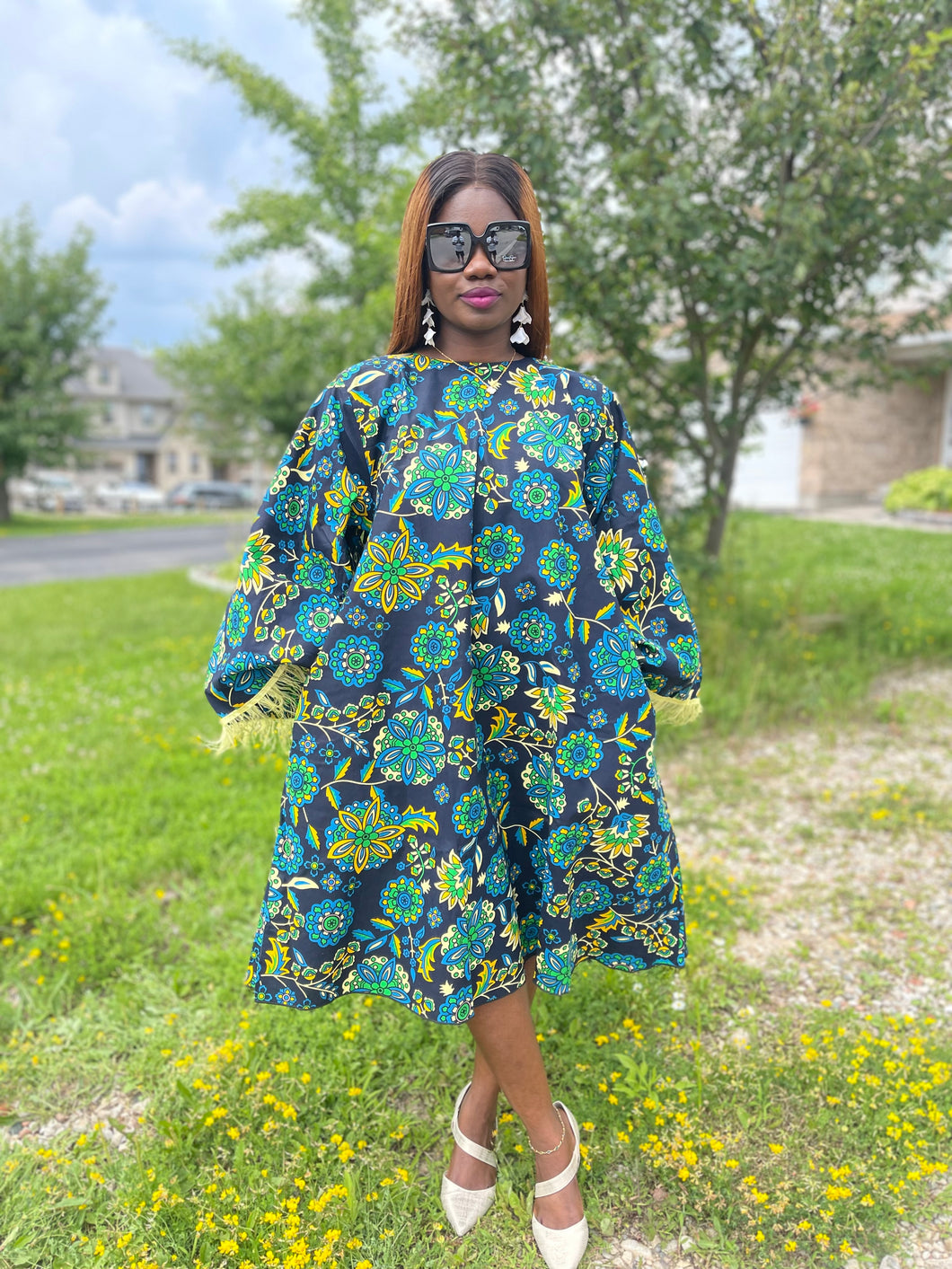 Diora 10 - Beautiful African Print Ankara dress