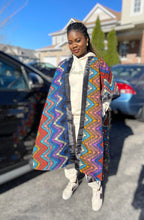 Load image into Gallery viewer, African Print Ankara Kimono One Size Dress - Kiekie Kimono 2.0 (011)
