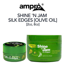 Load image into Gallery viewer, AMPRO Shine &#39;n Jam Silk Edges [Olive Oil]
