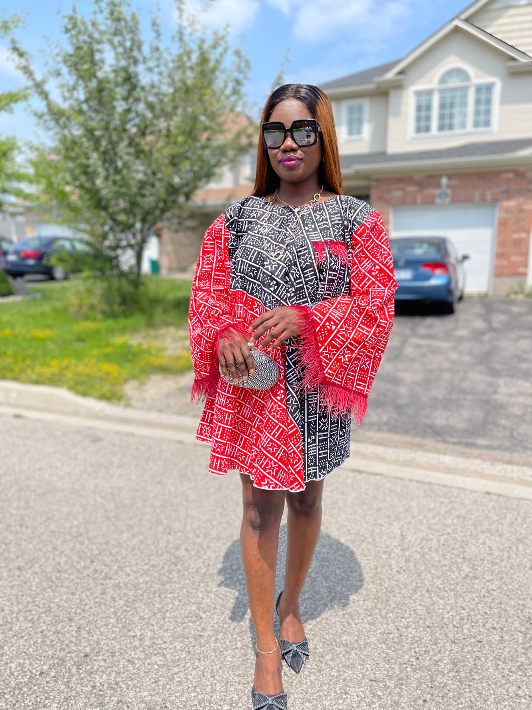 Diora 08 - Beautiful African Print Ankara dress