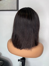 Load image into Gallery viewer, Straight Bob Wig Lace Closure Glueless Wigs 230% Density 100% Human Hair
