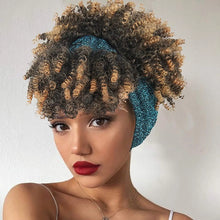 Load image into Gallery viewer, Afro Curly Headband Afro Fluffy Wig. Style 1
