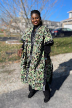 Load image into Gallery viewer, African Print Ankara Kimono One Size Dress - Kiekie Kimono 2.0 (010)
