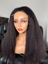 Load image into Gallery viewer, Kinky Straight 5x5 HD Lace Closure Glueless Wigs 230% Density 100% Human Hair
