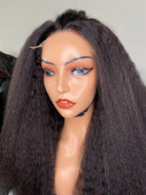 Load image into Gallery viewer, Kinky Straight 5x5 HD Lace Closure Glueless Wigs 230% Density 100% Human Hair
