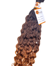Load image into Gallery viewer, Water Curl Braid Hair Bulk 100% Human Hair Extensions No Weft  Bulk for Braiding 100g
