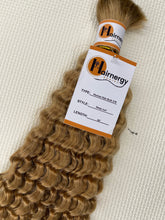 Load image into Gallery viewer, Deep Curl Braid Hair Bulk 100% Human Hair Extensions No Weft  Bulk for Braiding 100g

