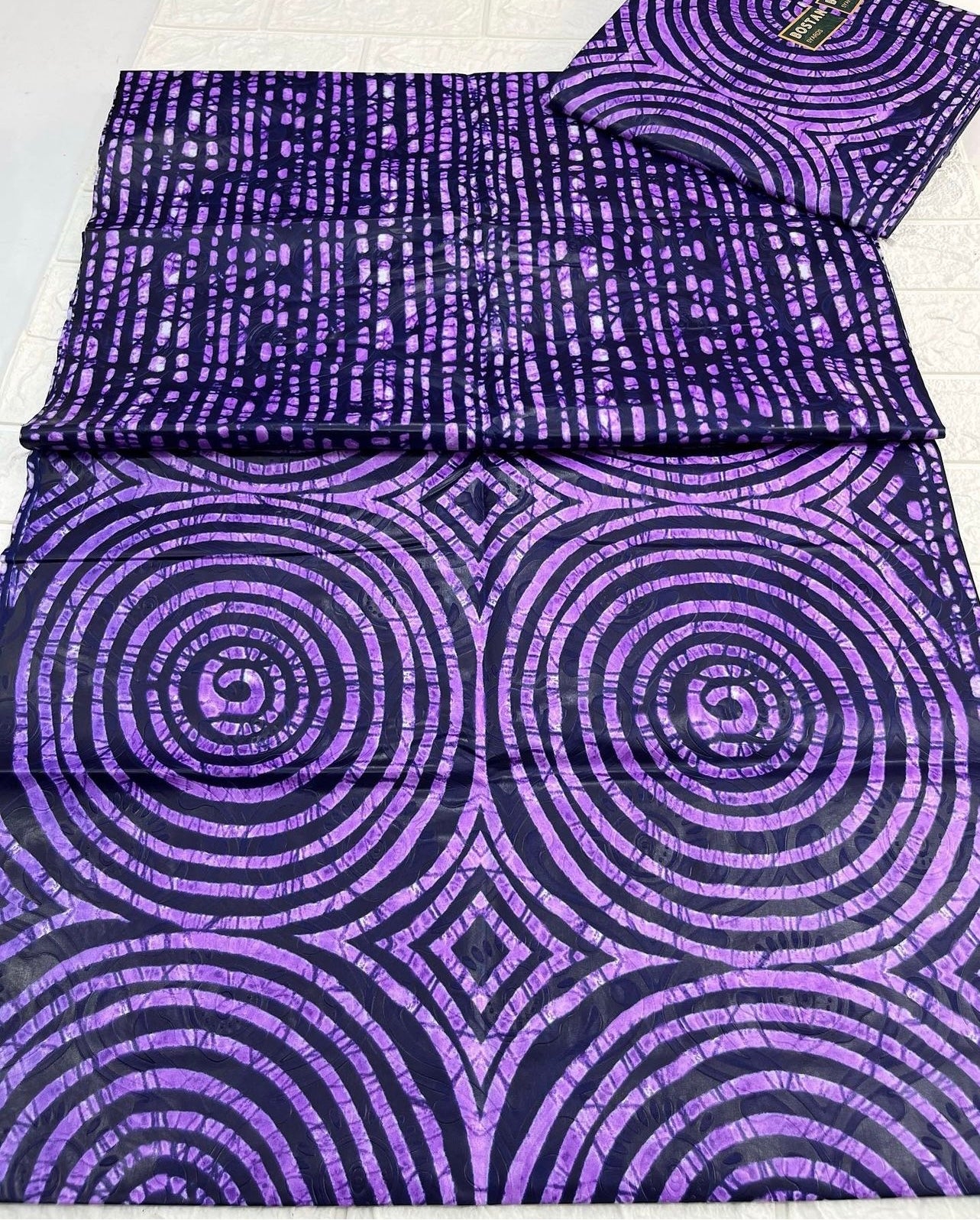 Adire brocade tie dye adire fabric by 5 yards, kampala fabric ...