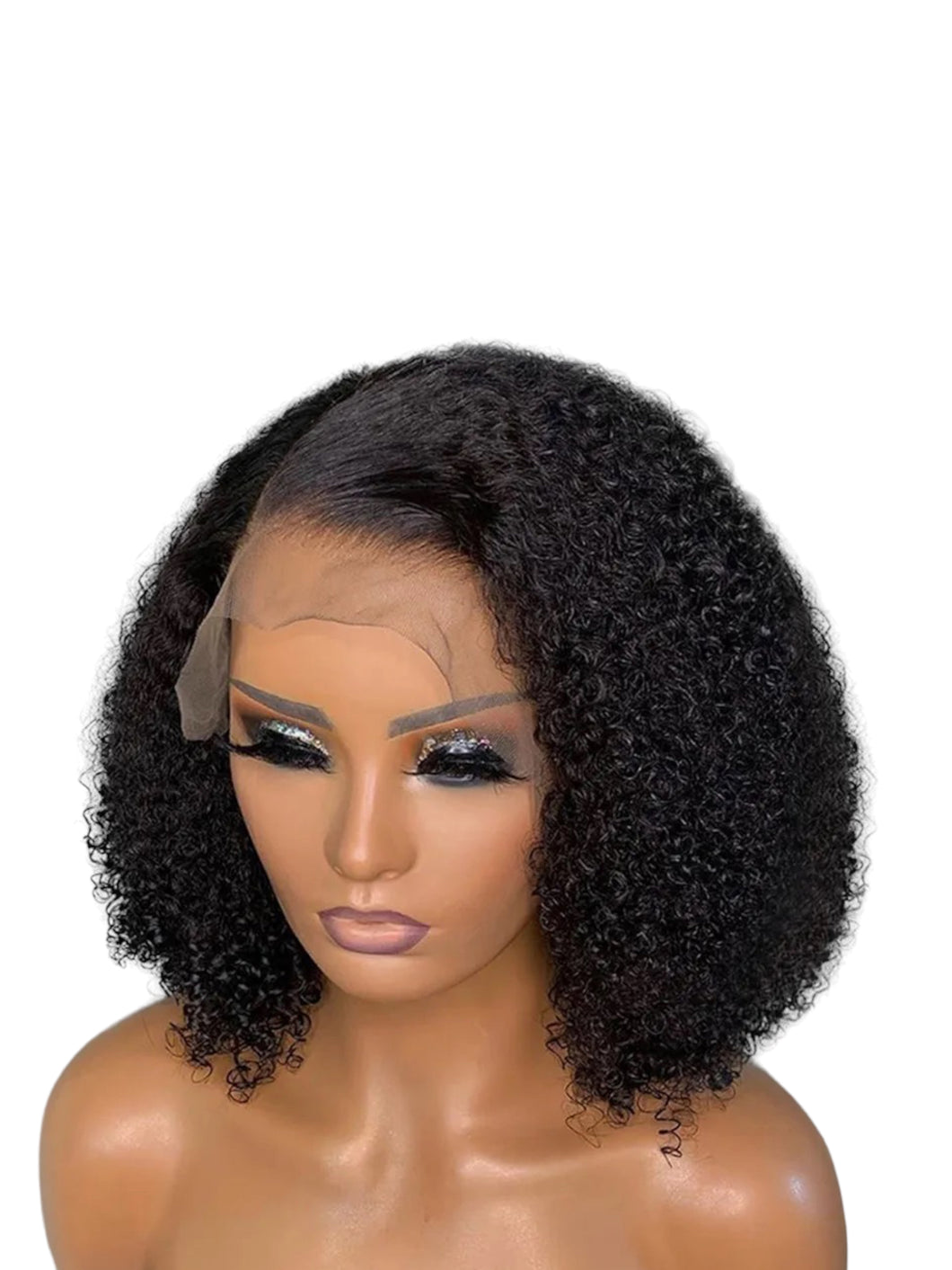 Afro Curly Free Parting 13x4 Lace Frontal Wig