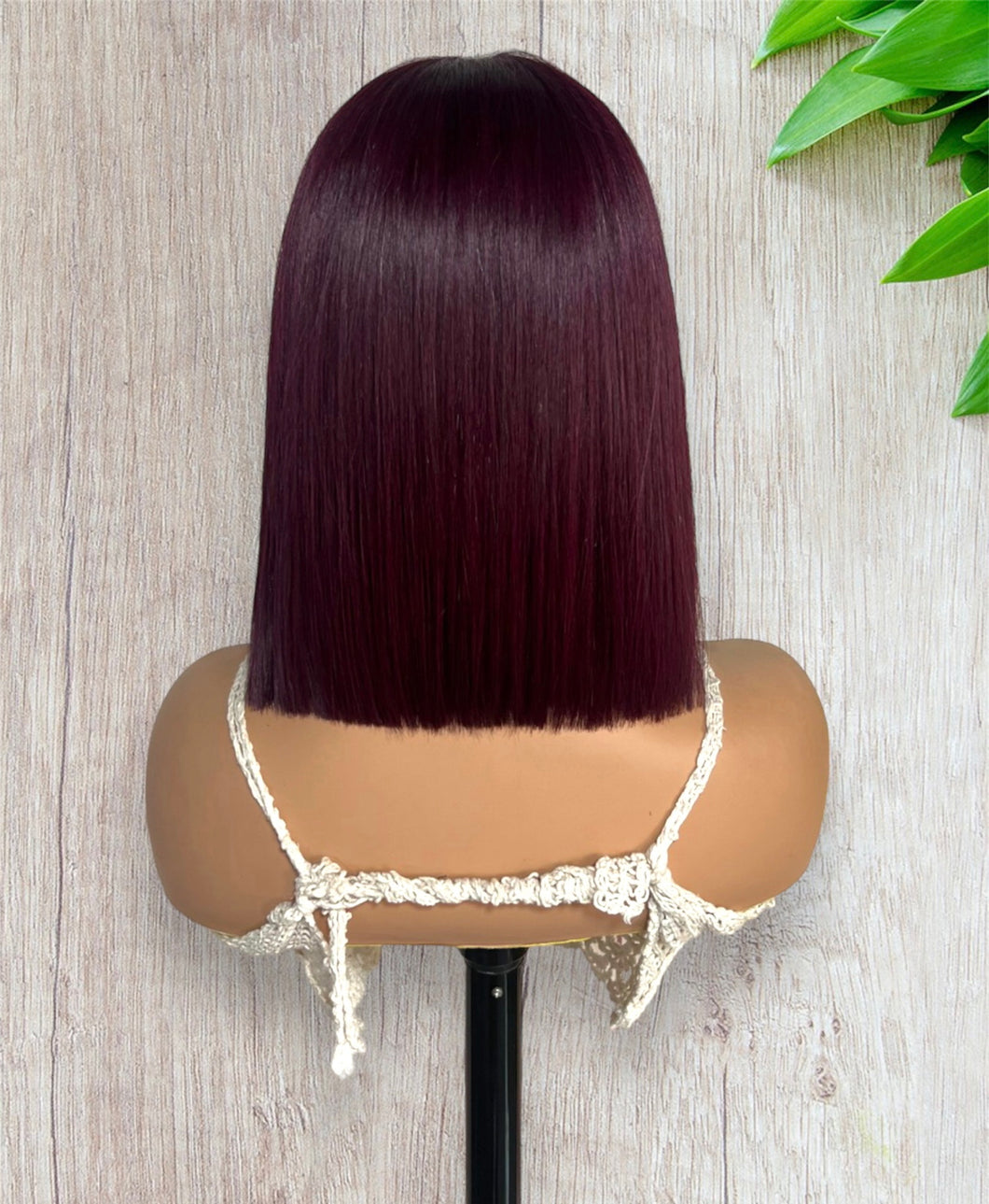99J Wear & Go Glueless Straight Bob Wigs Clear Lace 180% Density 4×6 Hd Closure Wig Human Hair