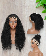Load image into Gallery viewer, Wear &amp; Go Water Wave Headband Human Hair Wig 150% Density No Glue Needed
