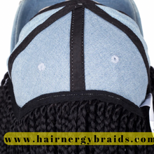 Load image into Gallery viewer, Braided Hat Wig | Summer Hat | Baseball Hat Braid Cap - Camo Baseball Hat | C15 Braids

