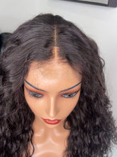 Load and play video in Gallery viewer, Natural Wave 2x6 Lace Closure Glueless Wigs 200% Density 100% Human Hair color
