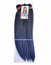 Load image into Gallery viewer, X-Pression Pre-stretched Hair Braiding Extensions 50&quot; Color 1/Blue

