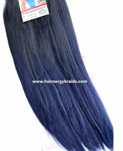 Load image into Gallery viewer, X-Pression Pre-stretched Hair Braiding Extensions 50&quot; Color 1/Blue
