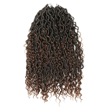 Load image into Gallery viewer, 5 packs River Locs Curly Goddess Locs Crochet Hair Extension- 14 inches
