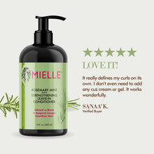 Load image into Gallery viewer, Mielle Rosemary Mint Strengthening Leave-In Conditioner
