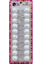 Load image into Gallery viewer, Tara Girls kids Twin bead Bubble Ponytail Holders - Elastic Hair Ball Accessories
