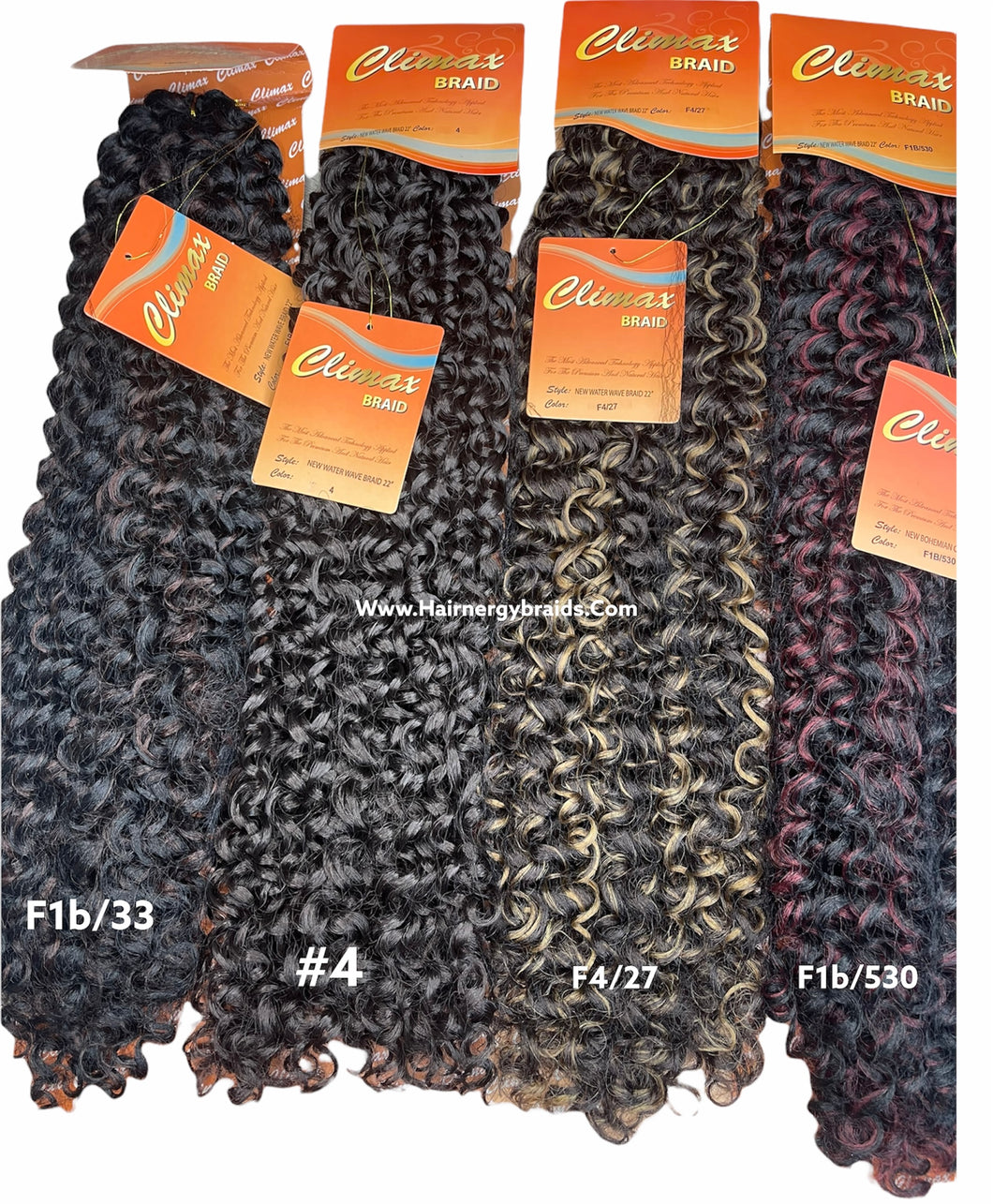 CLIMAX New Water Wave Braid 22” Crochet Braiding Hair