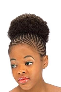 Climax CLIP-IN Afro Drawstring Hair bun Scrunchies extensions