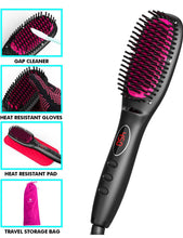 Load image into Gallery viewer, #1 Ionic Hair Straightener Brush by Miropure - Model: KL1020
