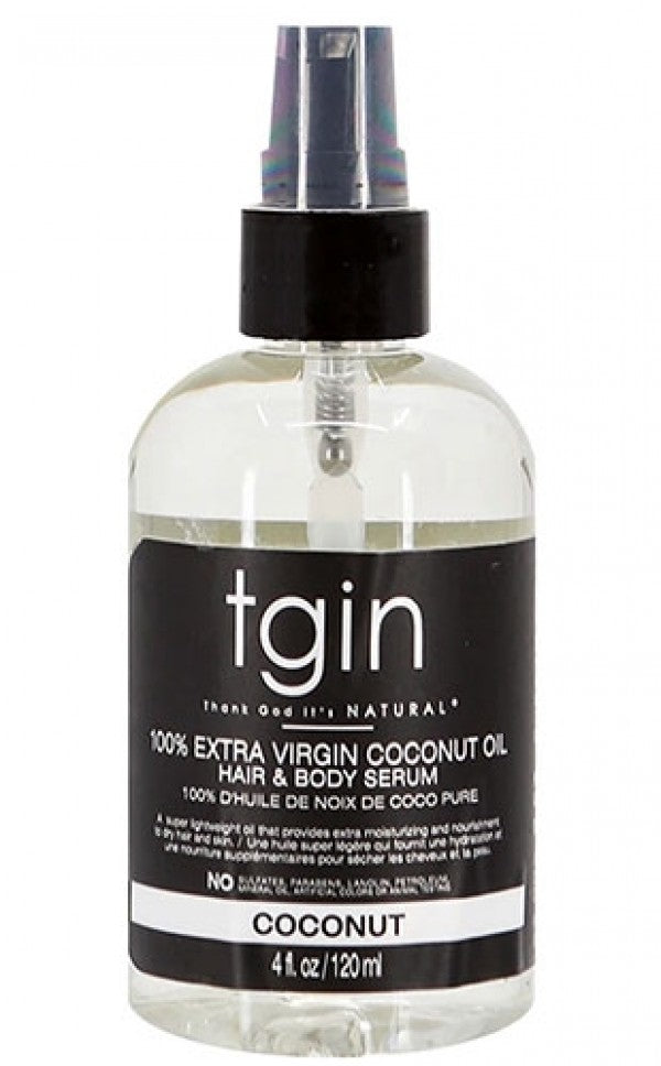 TGIN 100% EXTRA VIRGIN COCONUT OIL Hair & Body Serum (4oz) TGIN 100% EXTRA VIRGIN COCONUT OIL Hair & Body Serum (4oz)
