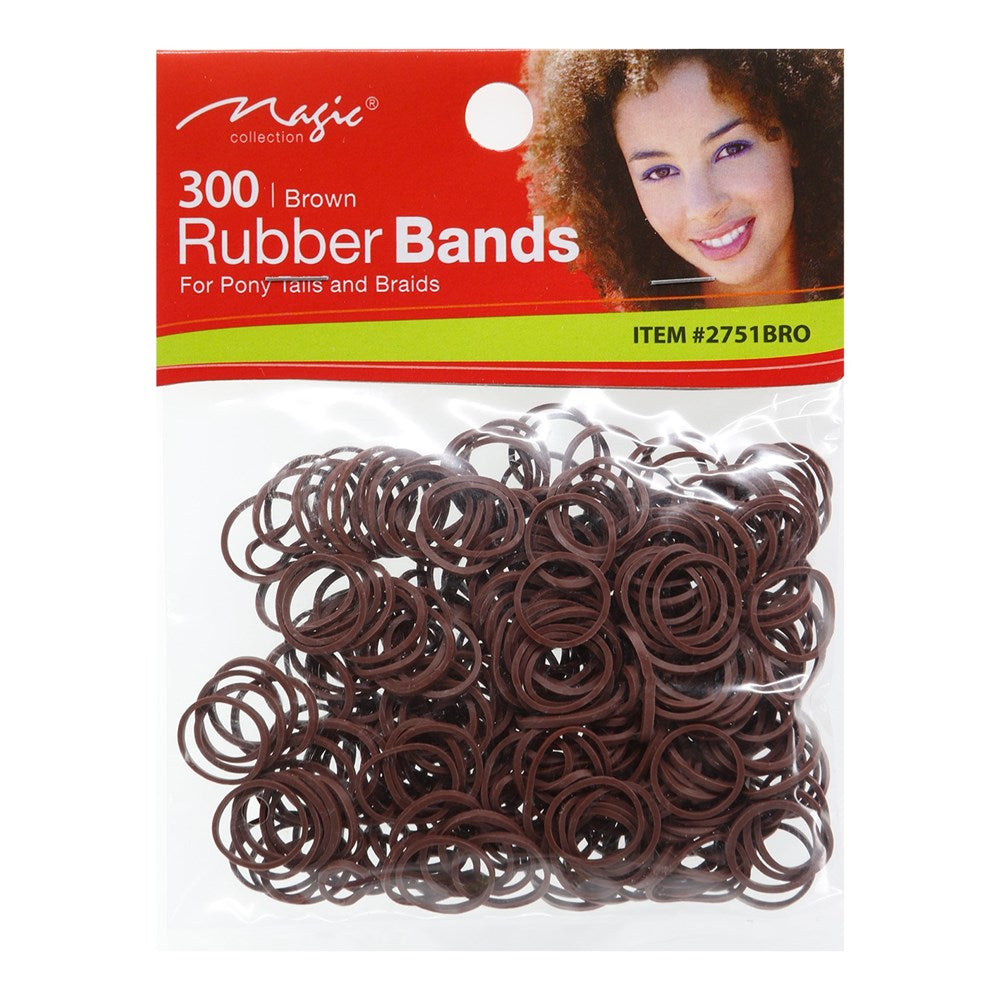 MAGIC COLLECTION 300 Elastic Ponytailers rubber band