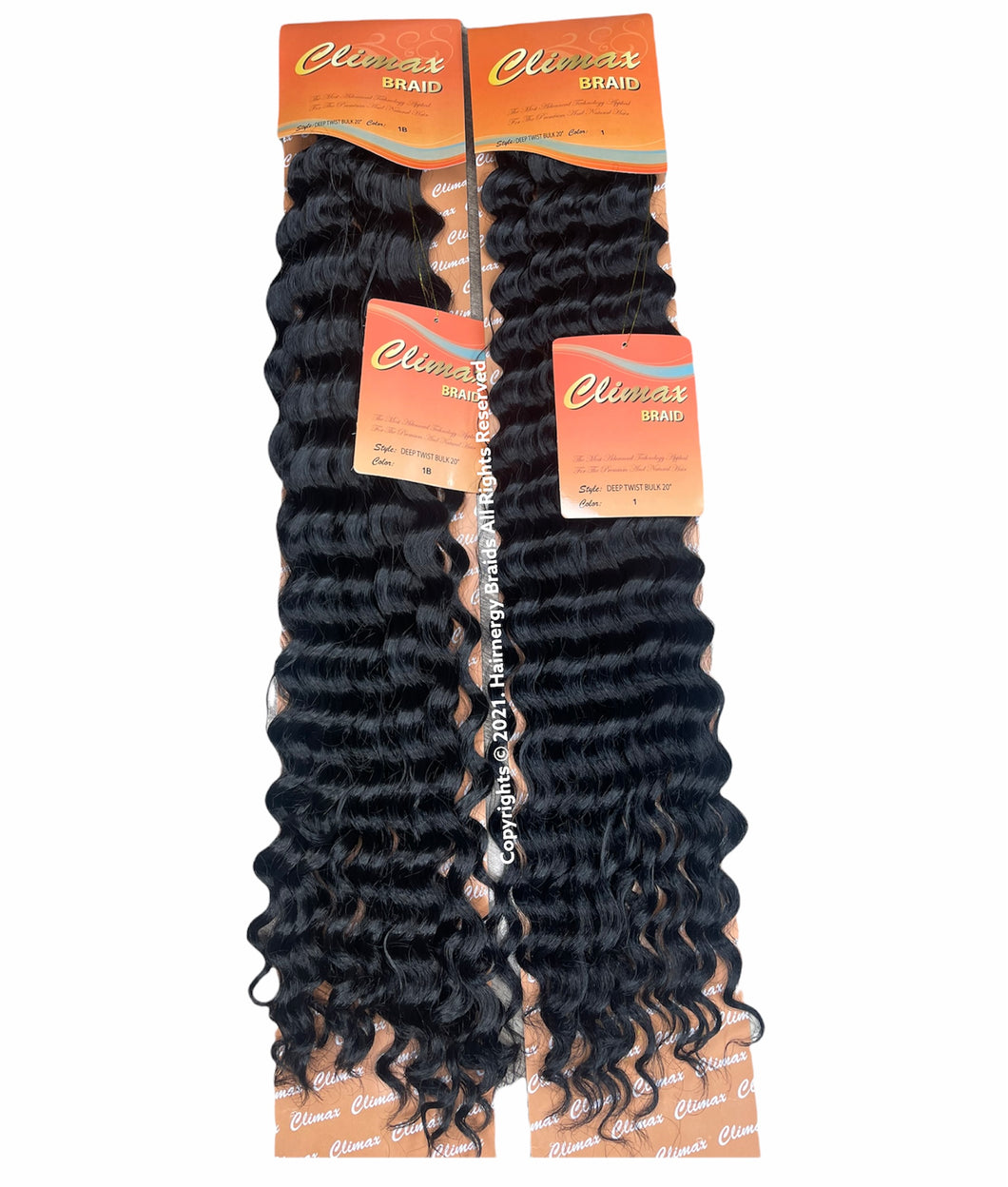 CLIMAX Deep Twist Bulk Braid 20 inches Crochet Hair