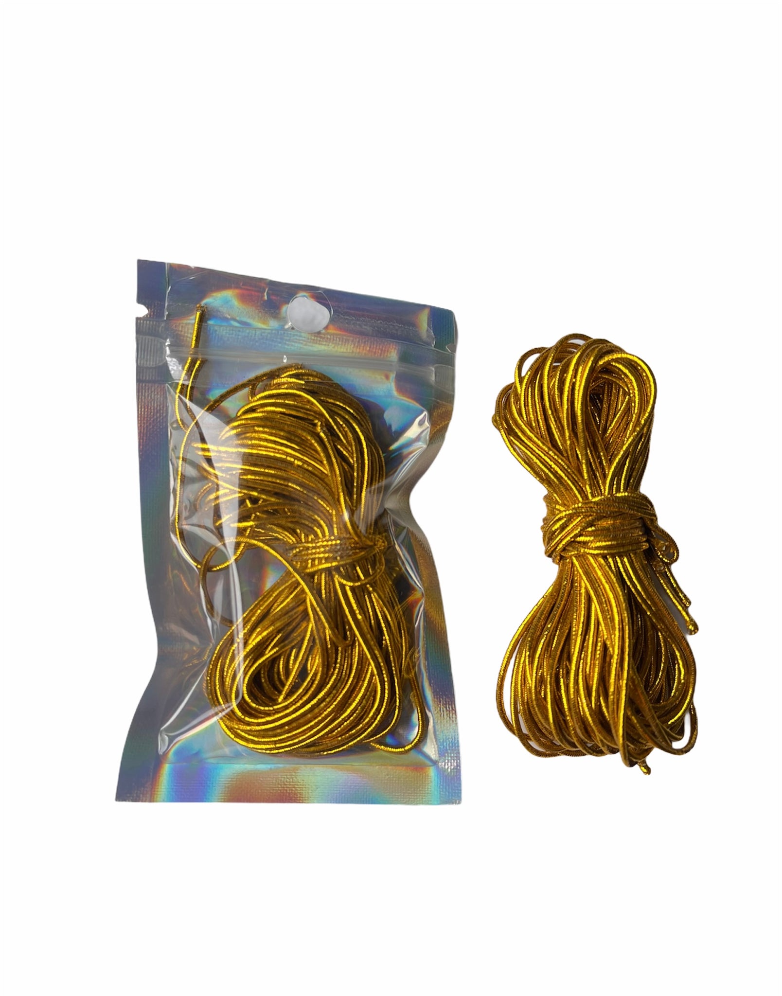 STRETCHY METALLIC CORD String Rope Yarn Braiding Hair Accessories