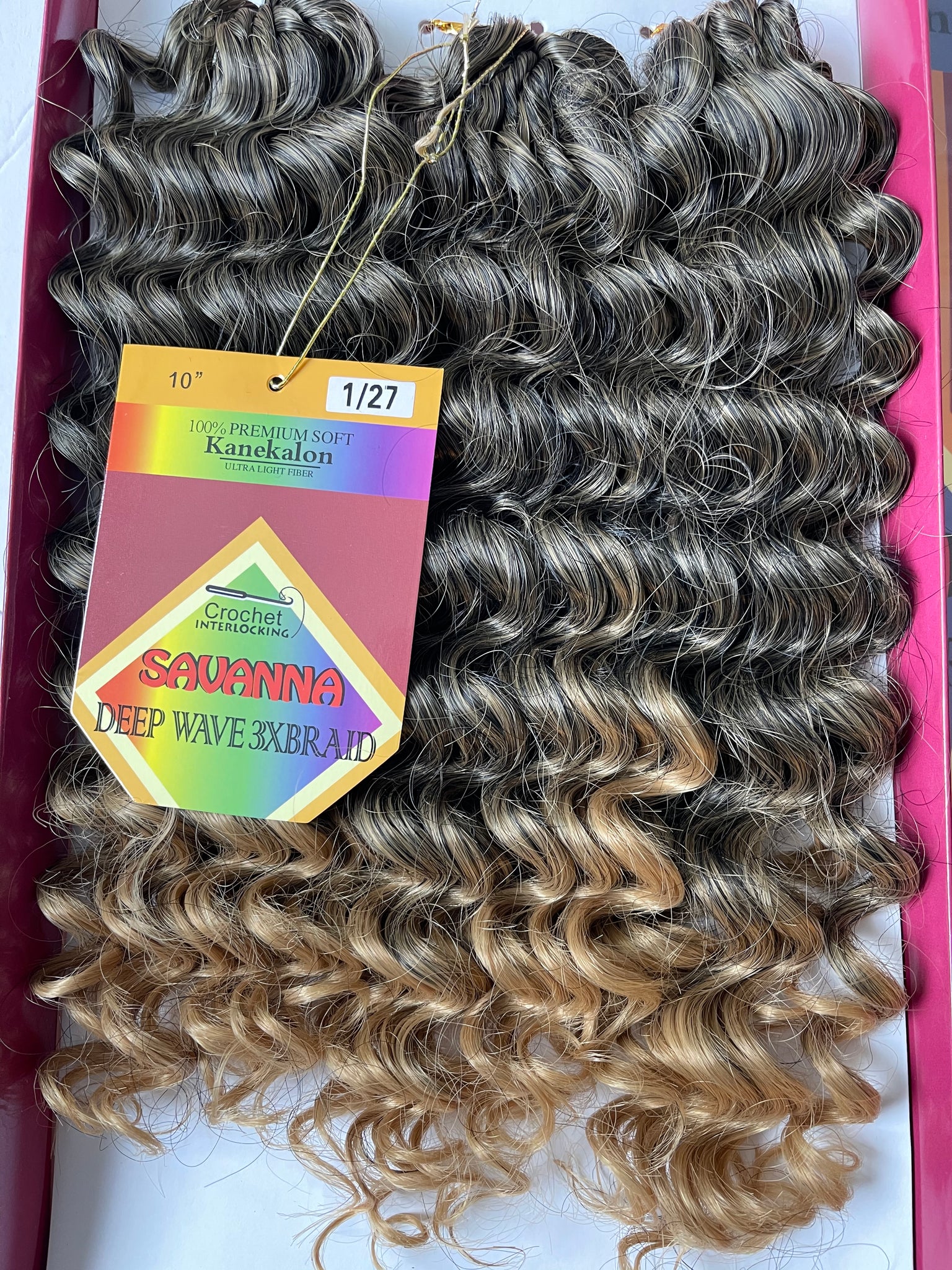 Freetress Deep Twist Crochet Braid Hair 22 colour 1B - Synthetic Ombr –  Hairnergy Braids