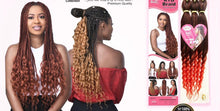 Load image into Gallery viewer, Bella Collection RTG Braid Pre-stretched Ombre Braiding hair extension with curly ends

