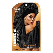 Load image into Gallery viewer, ANNIE Ms. Remi Lingerie Wide Edge Silky Satin Braid Bonnet [Ultra Jumbo]
