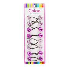 Load image into Gallery viewer, Chloe Girls kids Twin bead Bubble Ponytail Holders - Elastic Hair Ball bubble accessories
