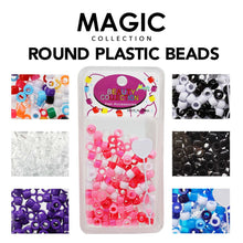 Load image into Gallery viewer, Magic Collection Round plastic bead hair accessories
