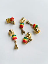 Load image into Gallery viewer, 5pcs Dreadlocs and Braids Gold Clips and beads and Hair Accessories Charms
