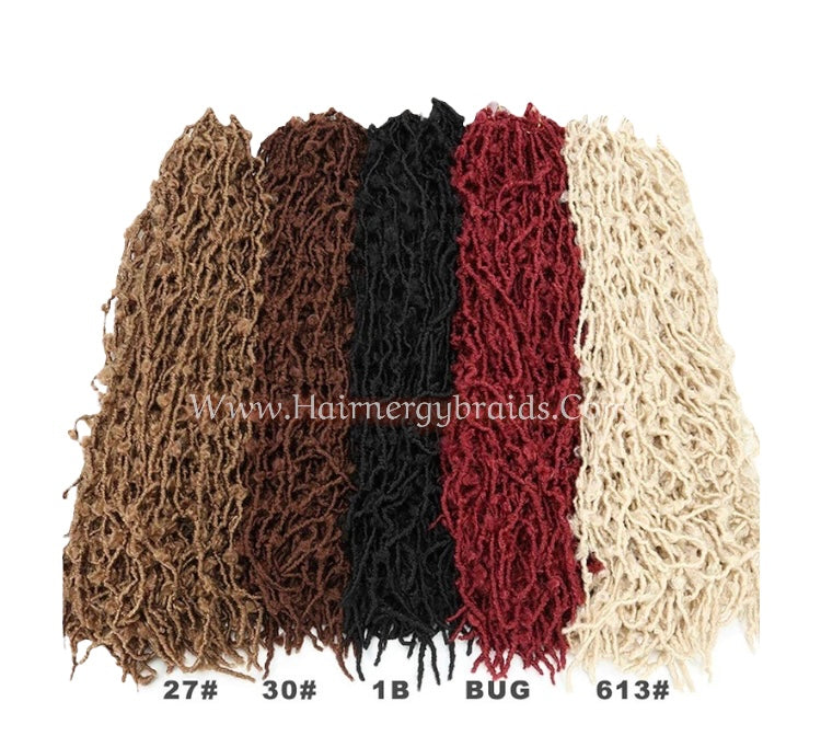 Distressed butterfly locs Dread Locks Crochet Braiding Hair Extension  36''