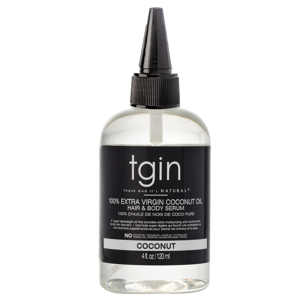 TGIN 100% Extra Virgin Coconut Oil Hair and Body Serum