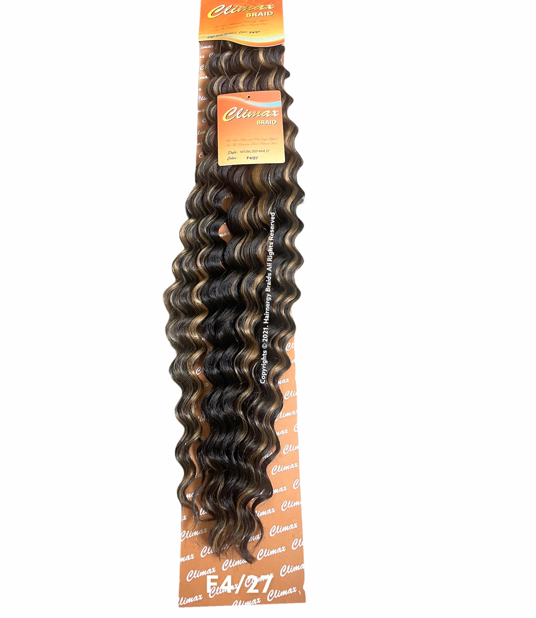 CLIMAX Natural Deep Wave Braid 22” inches Crochet Hair – Hairnergy Braids
