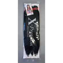 Load image into Gallery viewer, X-Pression Pre-stretched Hair Braiding Extensions 50&quot; Color 1
