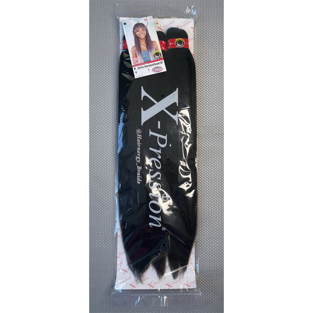X-Pression Pre-stretched Hair Braiding Extensions 50