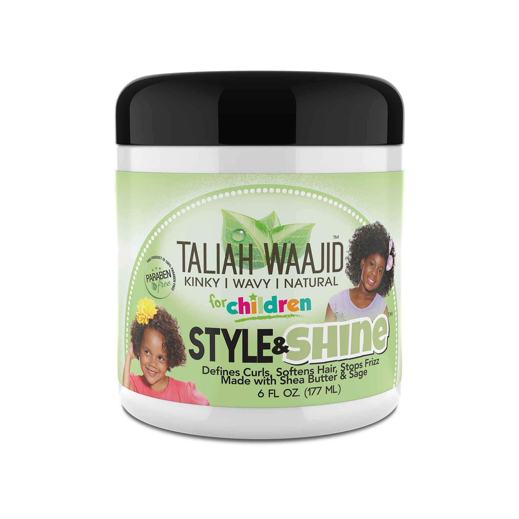 Taliah Waajid Kinky Wavy and Curly for Children: Herbal Style & Shine For Natural Hair 6oz