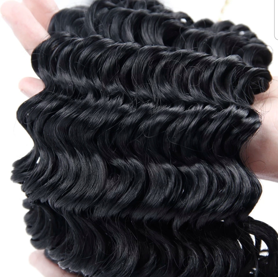 Savanna Deep Wave Best Synthetic Hair 10inch crochet braids